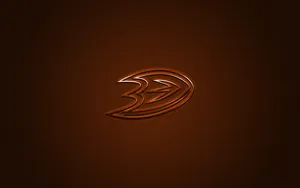 Nhl Anaheim Ducks Carbon Fiber Design Wallpaper