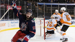 Nhl Mika Zibanejad Rangers Vs Flyers Wallpaper