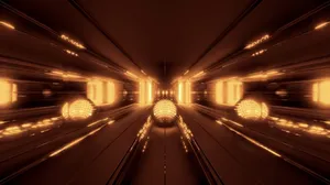 Nice Glowing Sphere Space Wallpaper