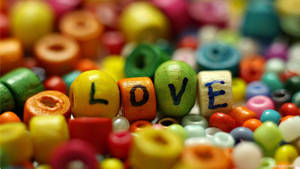 Nice Love Bead Wallpaper