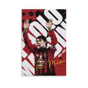 Nice Portrait Edit Paolo Maldini Wallpaper