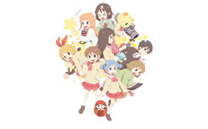 Nichijou Main Cast Wallpaper