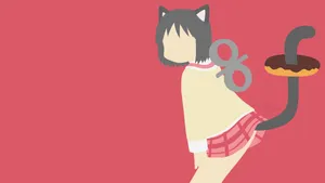 Nichijou Nano Cat Wallpaper