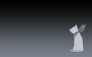 Nichijou Sakamoto Black And White Wallpaper