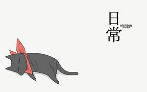 Nichijou Sleepy Sakamoto Wallpaper