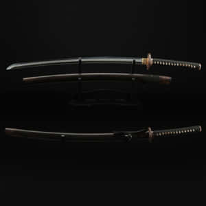 Nichirin Blade Displayed At Sunrise Wallpaper