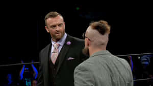 Nick Aldis Wrestling Event Staredown Wallpaper
