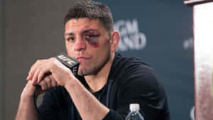 Nick Diaz After A Fight Wallpaper