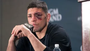 Nick Diaz After A Fight Wallpaper