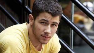 Nick Jonas Close Up Shot Wallpaper