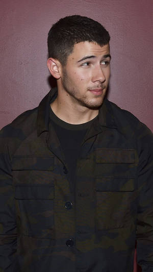 Nick Jonas Side Profile Wallpaper