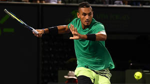 Nick Kyrgios Aussie Tennis Athlete Wallpaper