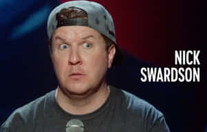 Nick Swardson Hilariously Spreads Laughter On The Stage Wallpaper