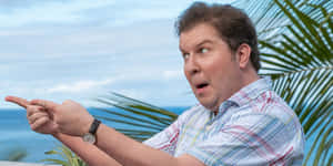 Nick Swardson In A Relaxed Pose Wallpaper