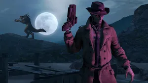 Nick Valentine 1080 X 608 Wallpaper Wallpaper