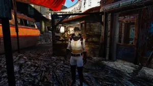 Nick Valentine In A Thoughtful Stance Wallpaper