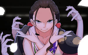 Nico Robin One Piece Confident Battle Wallpaper