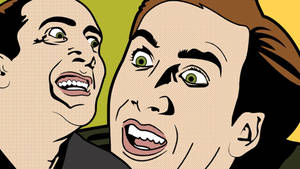 Nicolas Cage Meme Pop Art Wallpaper