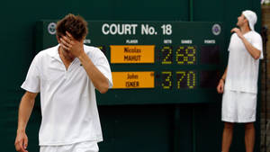 Nicolas Mahut Devastated Wallpaper