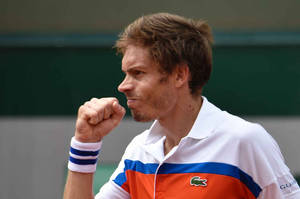 Nicolas Mahut Proud Fist Pump Wallpaper