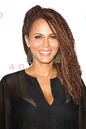 Nicole Ari Parker Radiant Smile Wallpaper