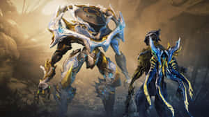 Nidus Warframe And Titania Wallpaper