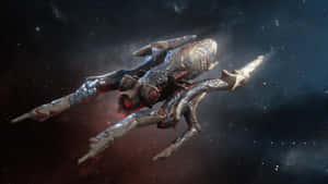 Nidus Warframe Infested Ship Wallpaper