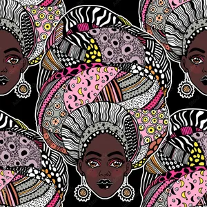 Nigerian Woman Art Poster Wallpaper