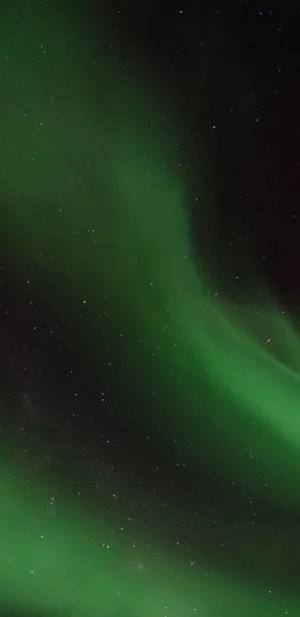 Night Green Sky Wallpaper