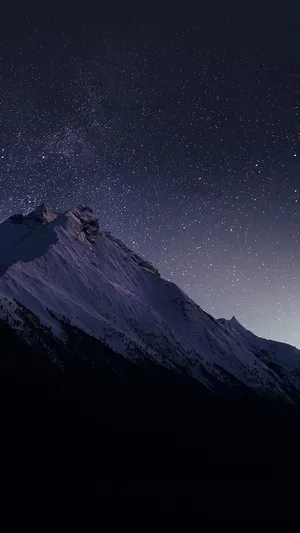 Night Mountain Landscape Wallpaper
