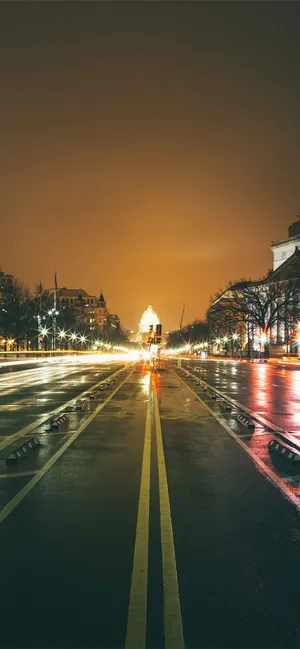 Night Road Tumblr Photography Iphone Wallpaper