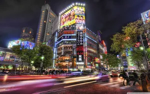 Nightlife In Tokyo Wallpaper