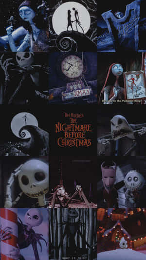 Nightmare Before Christmas Collage Wallpaper