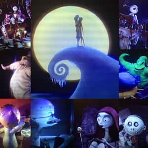 Nightmare Before Christmas Collage Wallpaper