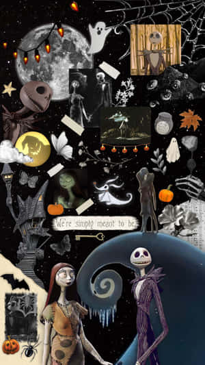 Nightmare Before Christmas Collage Wallpaper