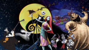 Nightmare Before Christmas Mashup Wallpaper