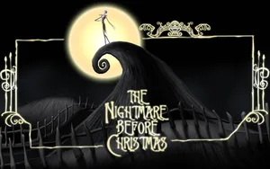 Nightmare Before Christmas Moonlight Hill Wallpaper