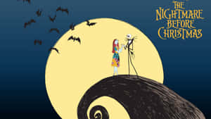 Nightmare Before Christmas Moonlight Meeting Wallpaper