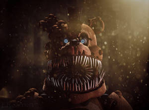 Nightmare Freddy Aesthetic Bokeh Wallpaper