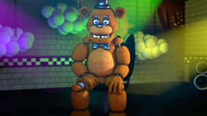 Nightmare Freddy Fazbear Roaming In The Dark Wallpaper