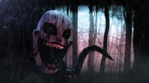 Nightmare Puppet In Dark Forest Wallpaper