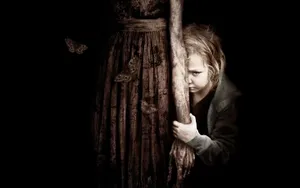 Nightmarish Forest In Dark Fear Wallpaper