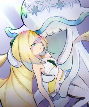 Nihilego With Human Wallpaper