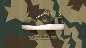 Nike Air Force 1 Camo Wallpaper Wallpaper