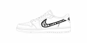 Nike Check With Dior Designer Logo Wallpaper