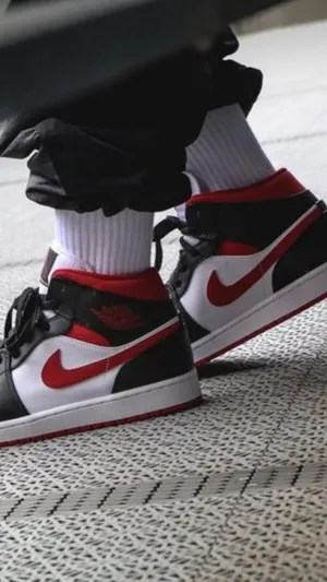 Nike Jordan Air 1 Man Shoes Wallpaper