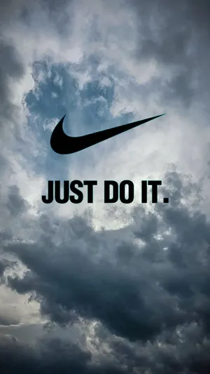 Nike Just Do It Clouds Aesthetic Wallpaper