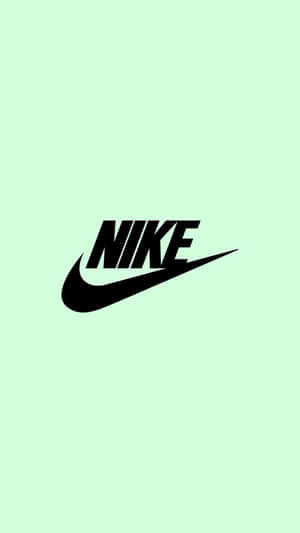 Nike Logo Mint Green Background Wallpaper