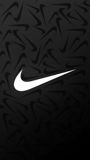 Nike Swoosh Black Aesthetic Wallpaper Wallpaper