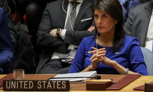 Nikki Haley Hands Interlocked Wallpaper